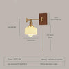 Vintage Brass Bedside Wall Lamp