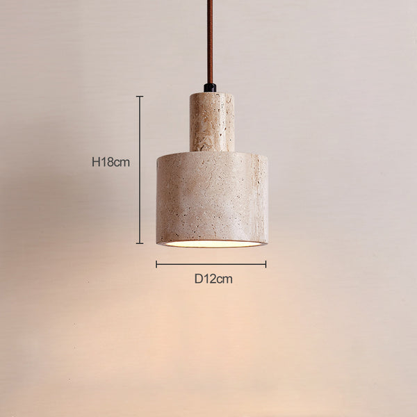Vintage wabi-sabi style bedroom bedside chandelier