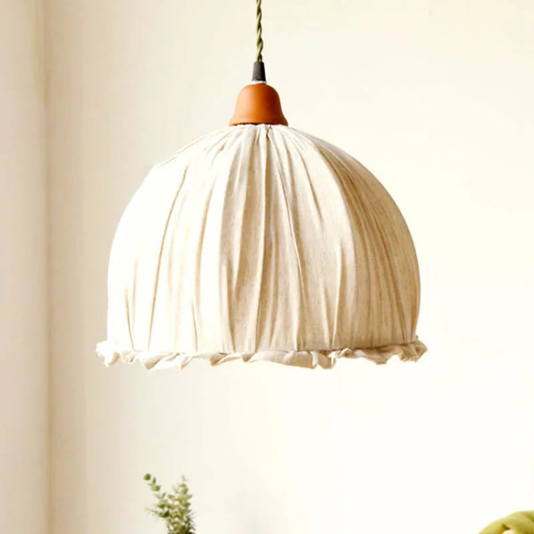 Handmade Linen Soft Light Dining Room Pendant light