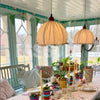 Handmade Linen Soft Light Dining Room Pendant light