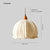 Handmade Linen Soft Light Dining Room Pendant light