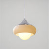 Retro glass bedside pendant light