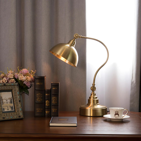 Industrial retro study desk lamp