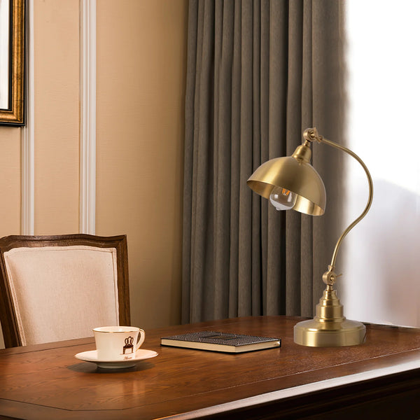 Industrial retro study desk lamp