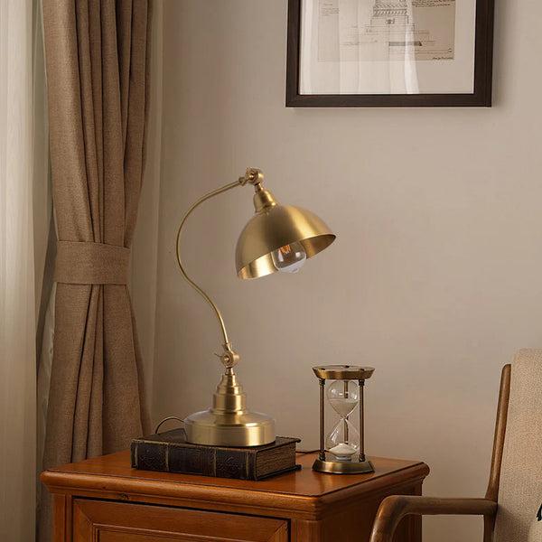 Industrial retro study desk lamp