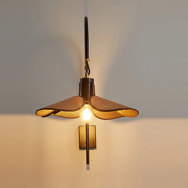 Japanese style wabi-sabi retro wall lamp