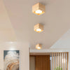 Japanese style wooden corridor ceiling lamp