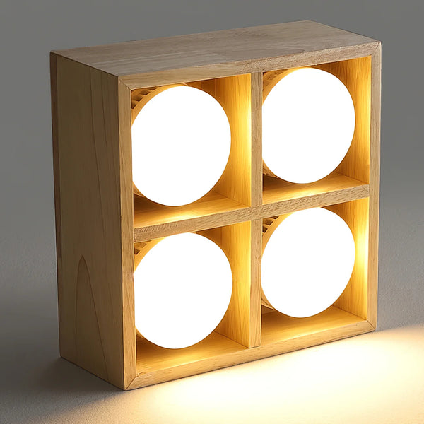 Japanese style wooden corridor ceiling lamp