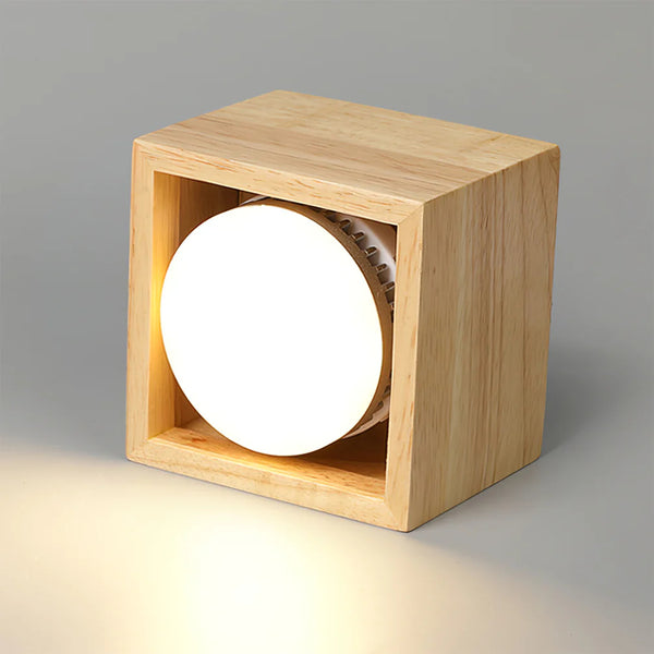 Japanese style wooden corridor ceiling lamp