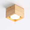 Japanese style wooden corridor ceiling lamp