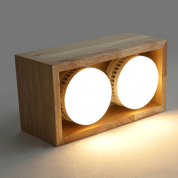 Japanese style wooden corridor ceiling lamp