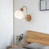 Japanese style wooden wall lamp