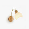 Japanese style wooden wall lamp