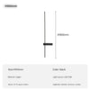 Minimalist all-copper long strip wall lamp