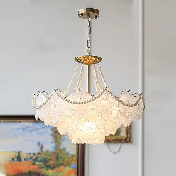 Living room light luxury crystal chandelier