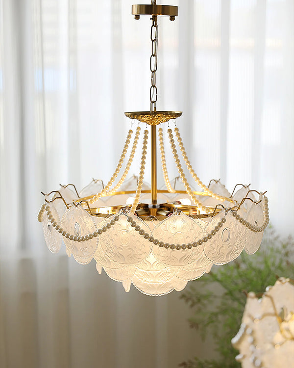 Living room light luxury crystal chandelier
