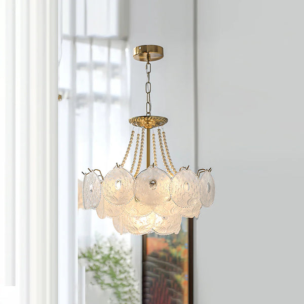 Living room light luxury crystal chandelier