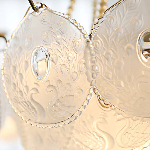 Living room light luxury crystal chandelier