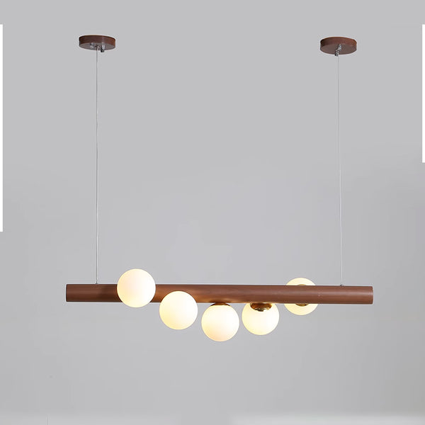 Suspension Magic Beans, lampe à bandes de bois