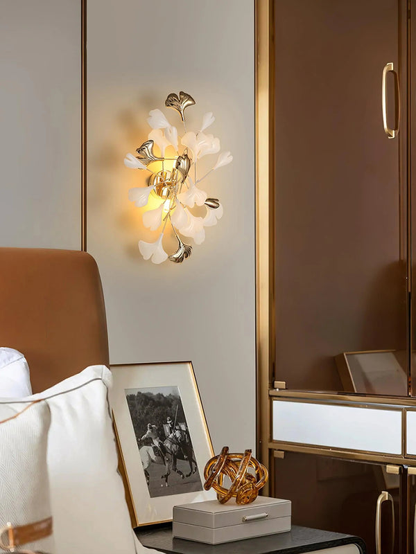 Modern simple crystal wall lamp