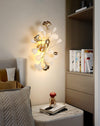 Modern simple crystal wall lamp