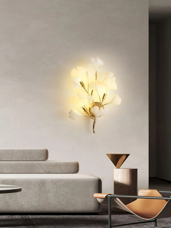 Modern simple crystal wall lamp