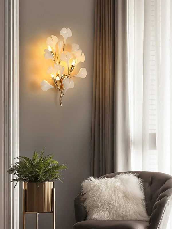 Modern simple crystal wall lamp