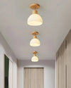 Modern wooden entrance ceiling lamp
