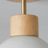 Modern wooden entrance ceiling lamp