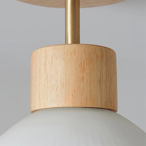 Modern wooden entrance ceiling lamp