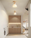 Modern wooden entrance ceiling lamp