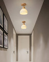 Modern wooden entrance ceiling lamp