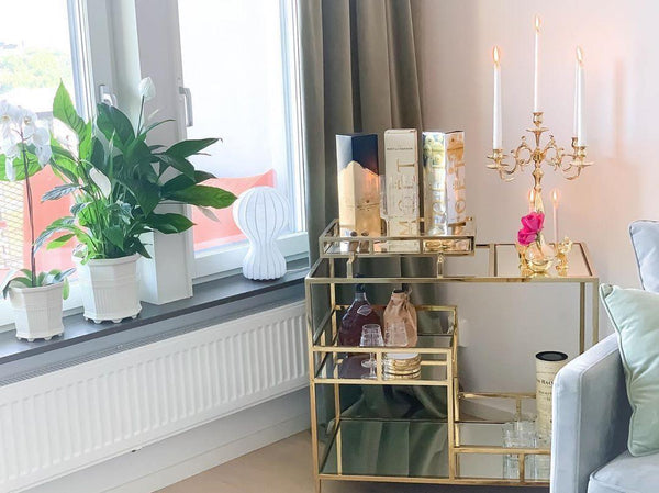 Lampe de table avec abat-jour en soie naturelle