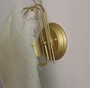 Nordic Feather Bedroom Bedside Wall Lamp