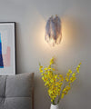Nordic Feather Bedroom Bedside Wall Lamp