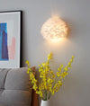 Nordic Feather Bedroom Bedside Wall Lamp