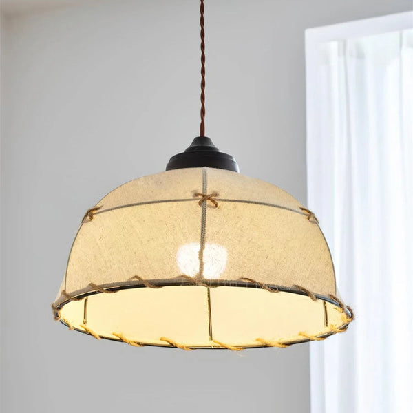 Nordic Wabi-sabi style hand-woven Pendant light