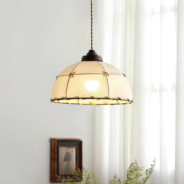 Nordic Wabi-sabi style hand-woven Pendant light