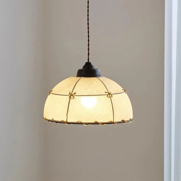 Nordic Wabi-sabi style hand-woven Pendant light