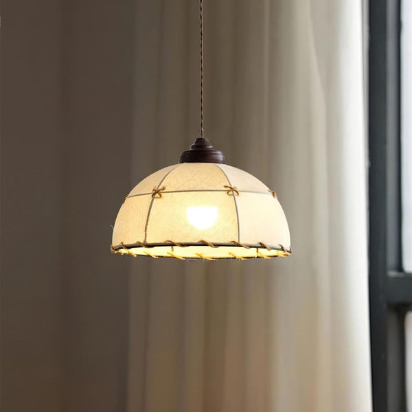 Nordic Wabi-sabi style hand-woven Pendant light