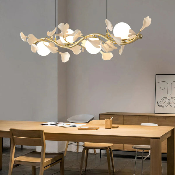 Nordic Ginkgo Leaf Chandelier