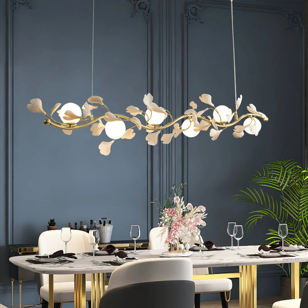 Nordic Ginkgo Leaf Chandelier