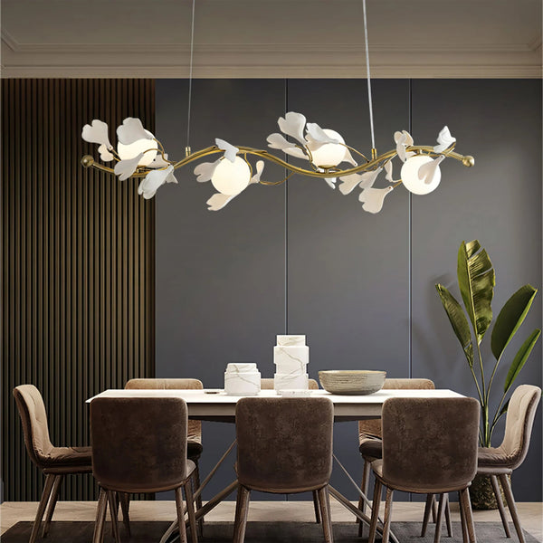 Nordic Ginkgo Leaf Chandelier