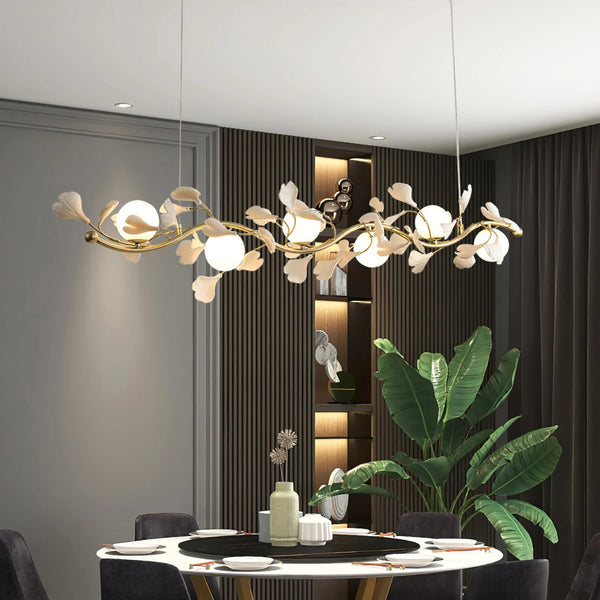 Nordic Ginkgo Leaf Chandelier