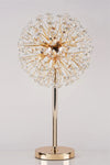 Nordic bedroom dandelion crystal table lamp