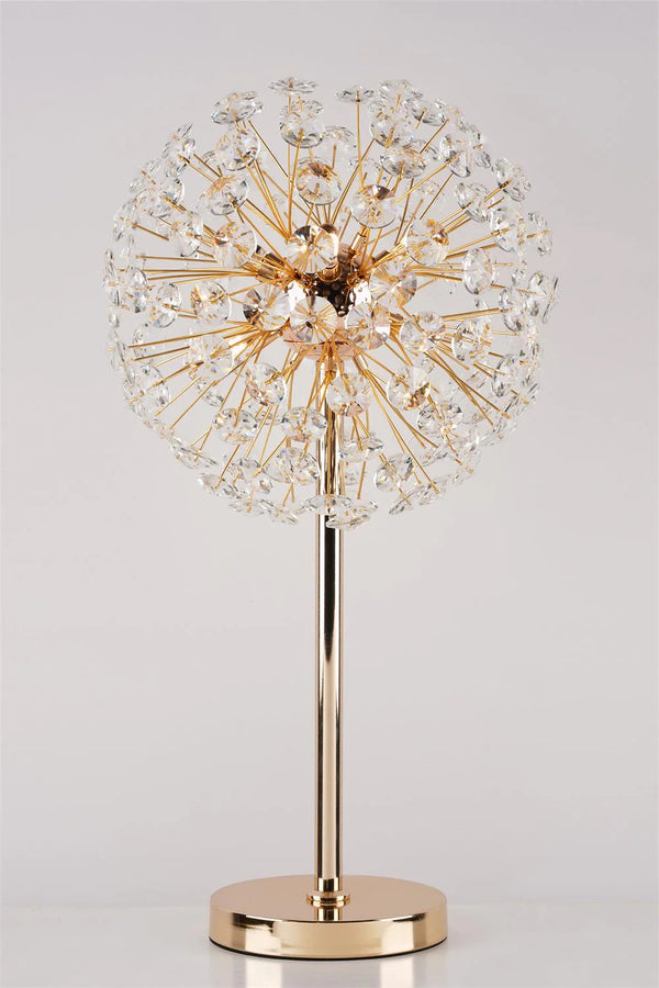 Nordic bedroom dandelion crystal table lamp