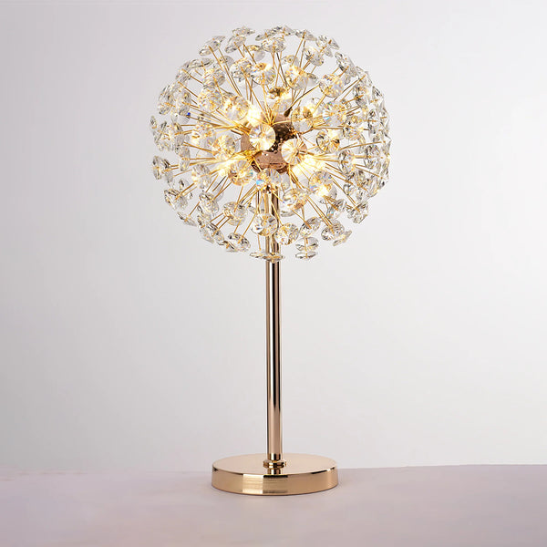 Nordic bedroom dandelion crystal table lamp