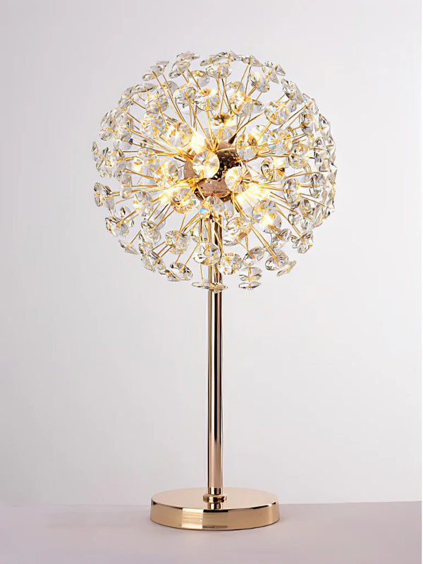 Nordic bedroom dandelion crystal table lamp