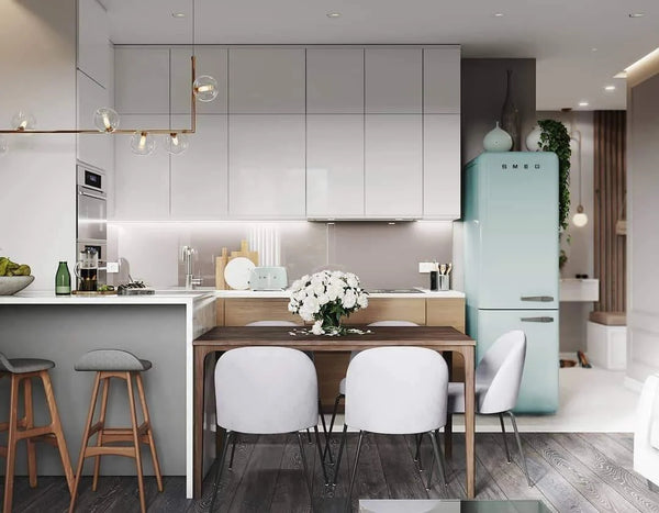 Nordic restaurant bar glass pendant light