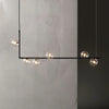 Nordic restaurant bar glass pendant light